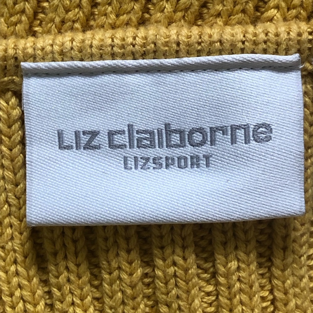 🔸Liz Claiborne women’s mustard yellow sweater🔸 - Picture 6 of 7